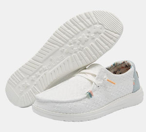 ‘’SAIRA’’ HEY DUDE Wendy Boho white crochet | 12141-0164