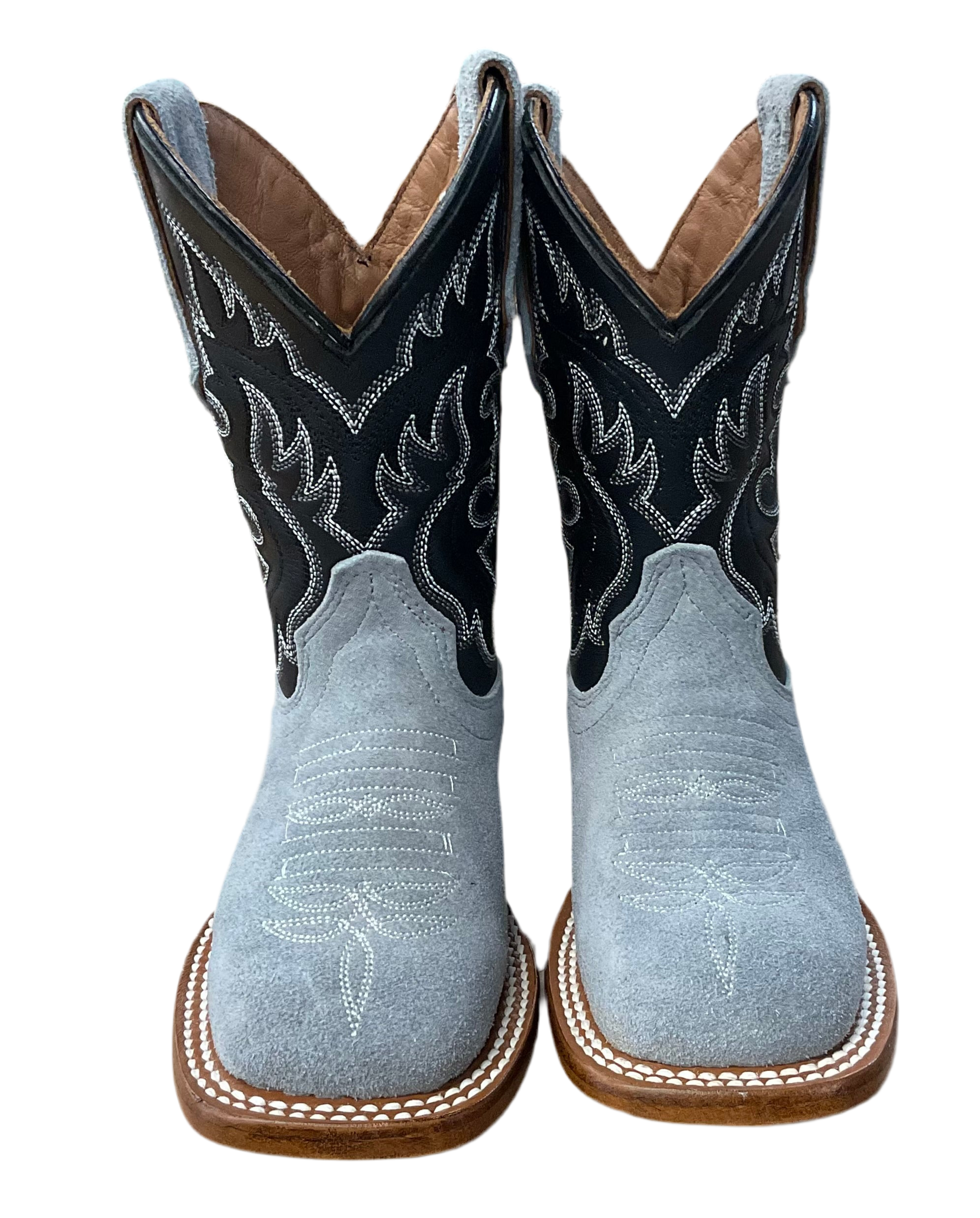 JULIAN KIDS ROUGH OUT GREY BOOTS