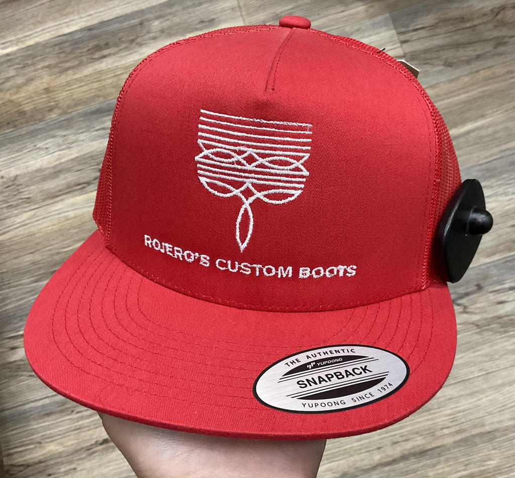 ROJERO’S CUTOMS BOOTS CAP RED/RED