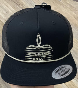 MENS ARIAT BLACK SNAPBACK CAP | A300092201