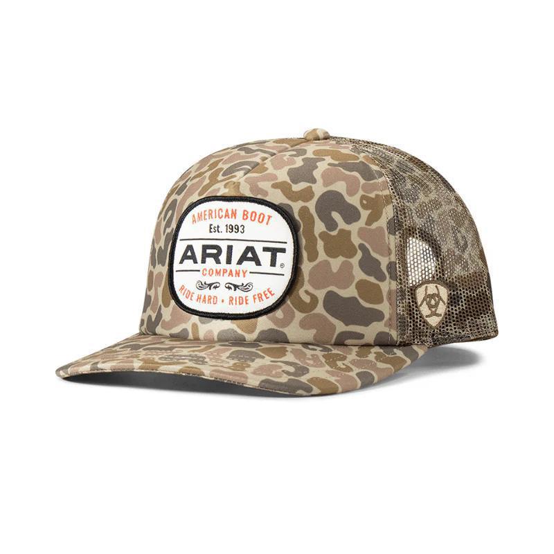 Ariat Men's Duck Camo Patch Snapback Ball Cap |A3000871156