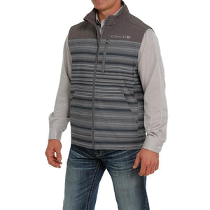 “ August “ | CINCH MEN WESTERN VEST GREY MWV1563002