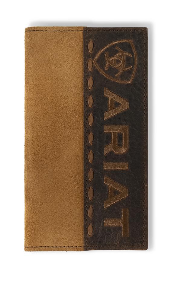 ARIAT RODEO ROUGHTOUT CROCODILE TAN WALLET |A3560808