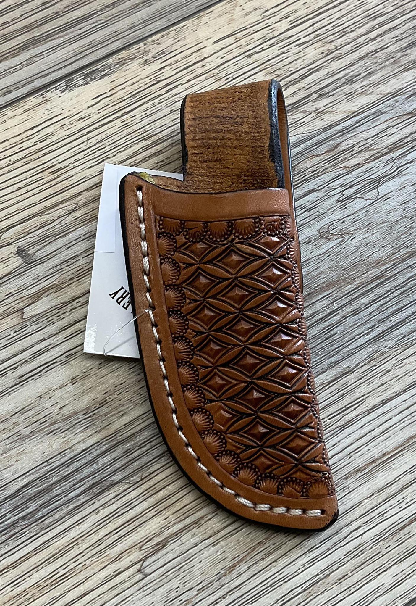 ‘’RAÚL ’’ TOOLED KNIFE SHEATH
