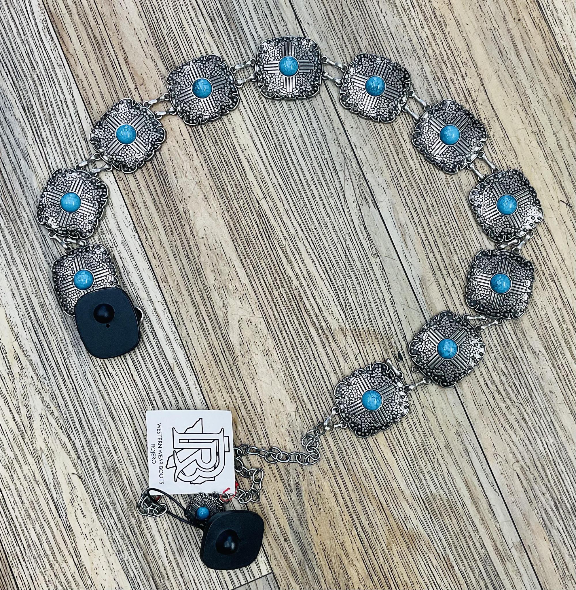 Silver concho belt sales