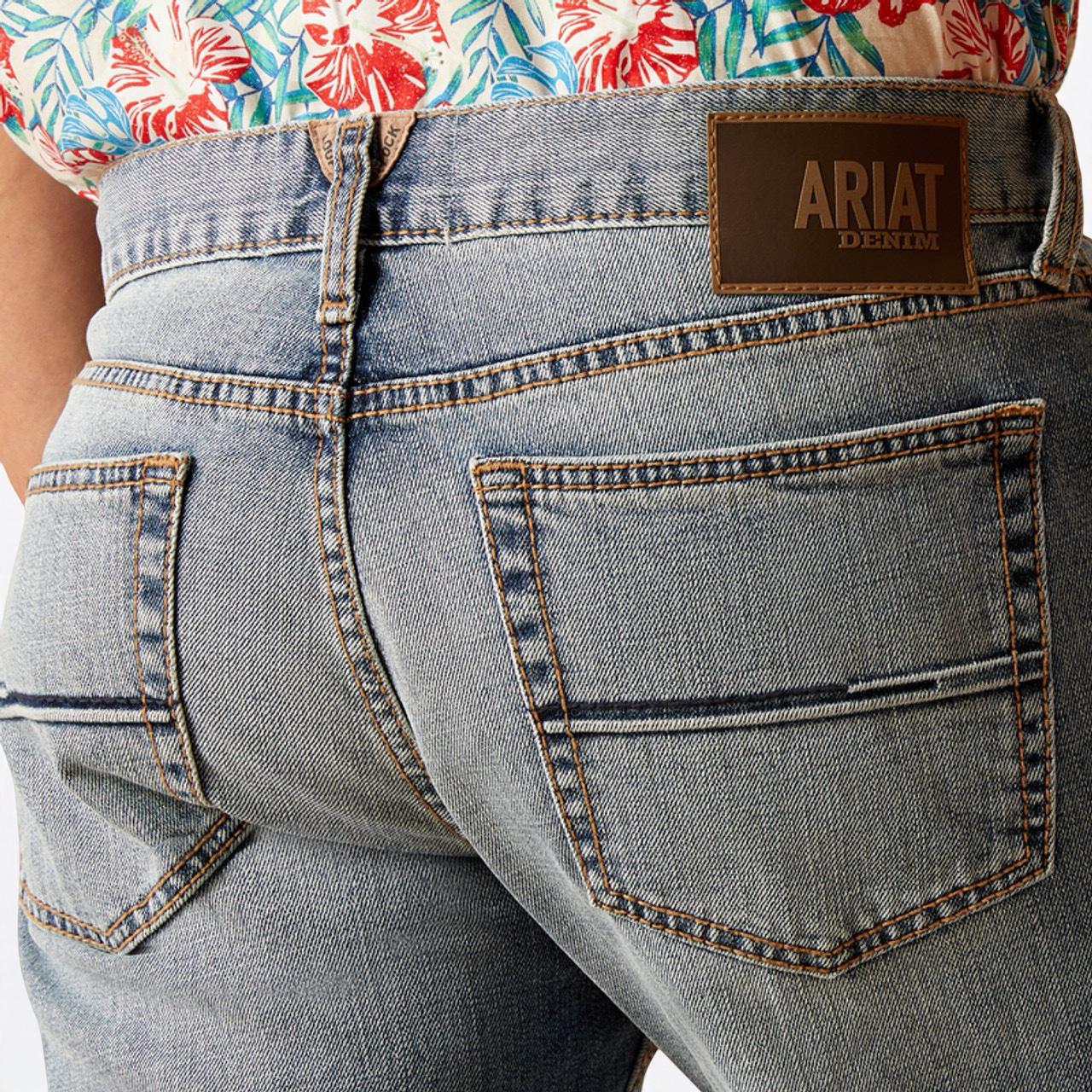 Ariat Men's Light Wash M7  Slim Fit Straight Leg Jeans | 10051602 M7