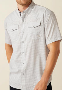 Ariat Mens Western VENTTEK Snap Moonbeam shirt |10054483