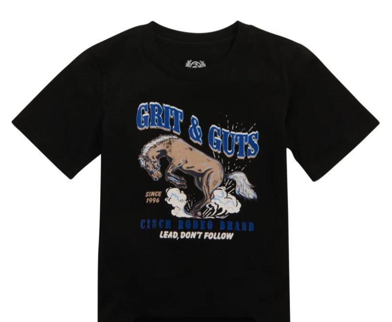 Cinch Toddler Boy's Black  Logo Graphic T-Shirt| MTK7671092