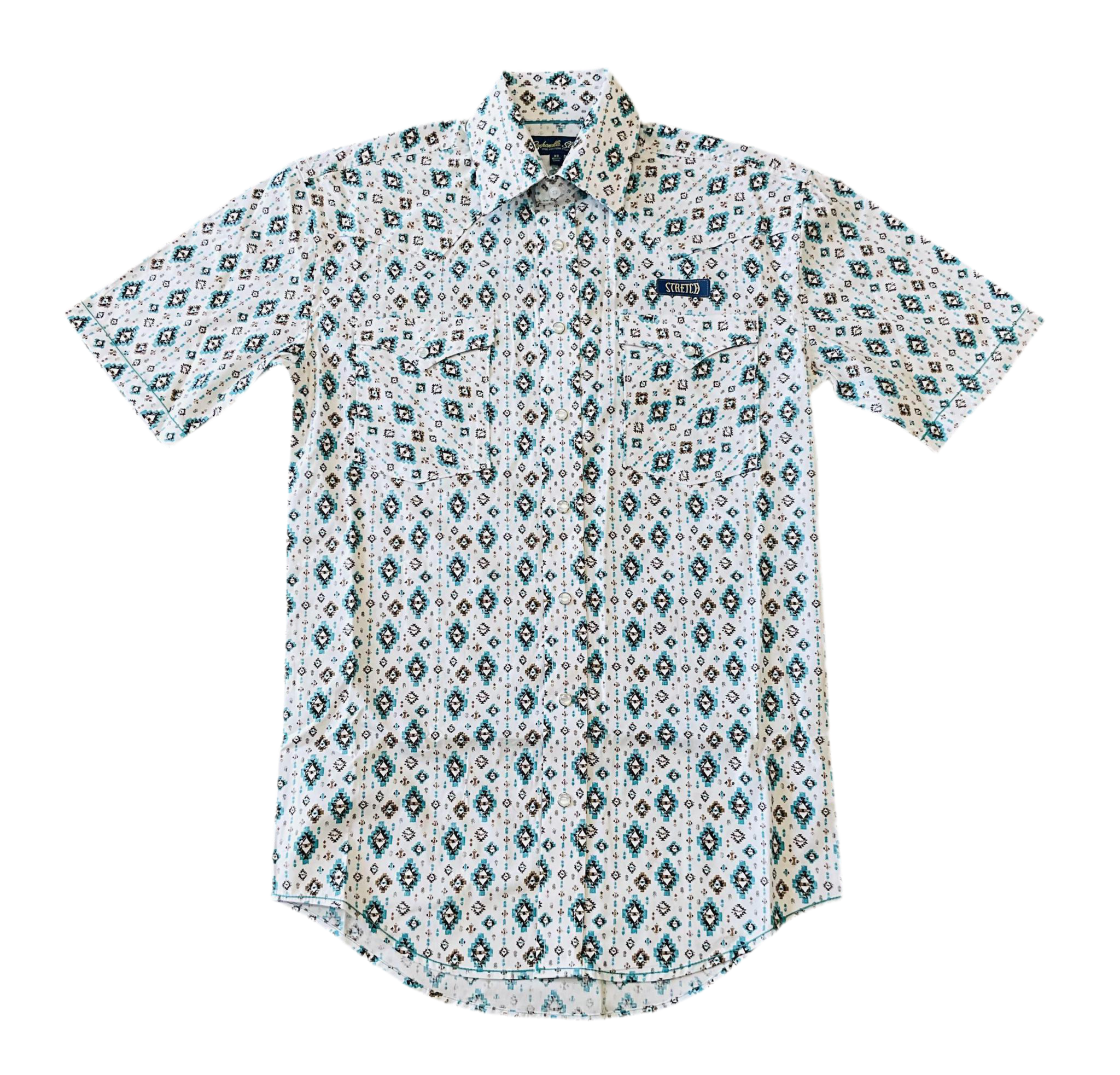 MEN’S PANHANDLE SLIM SHORT SLEEVE TURQUOISE SHIRT | RMN3S05682