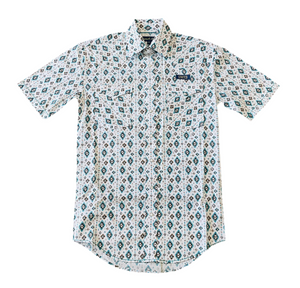 MEN’S PANHANDLE SLIM SHORT SLEEVE TURQUOISE SHIRT | RMN3S05682