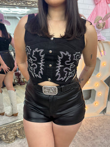 ‘’JANETH’’ BLACK SHORT