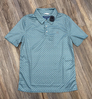 ‘’KYLE’’ MENS PANHANDLE TURQUOISE POLO | TM51T06646