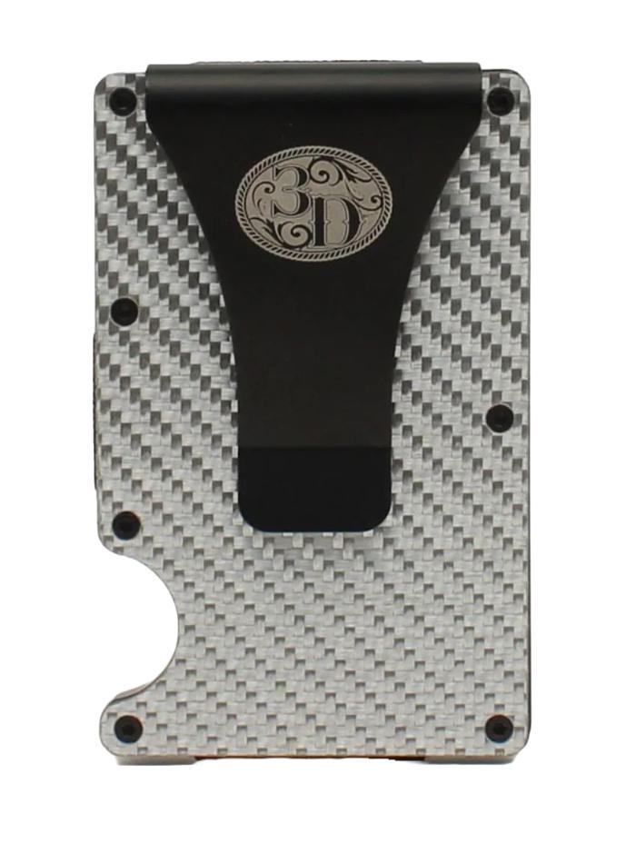 3D Belt® Men's Stainless Steel Grey Smart Wallet |D250002406