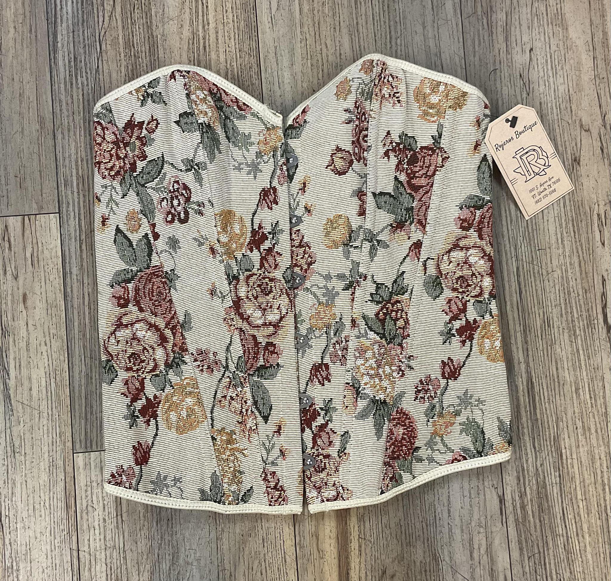 ‘’LESLY’’ FLORAL CORSET