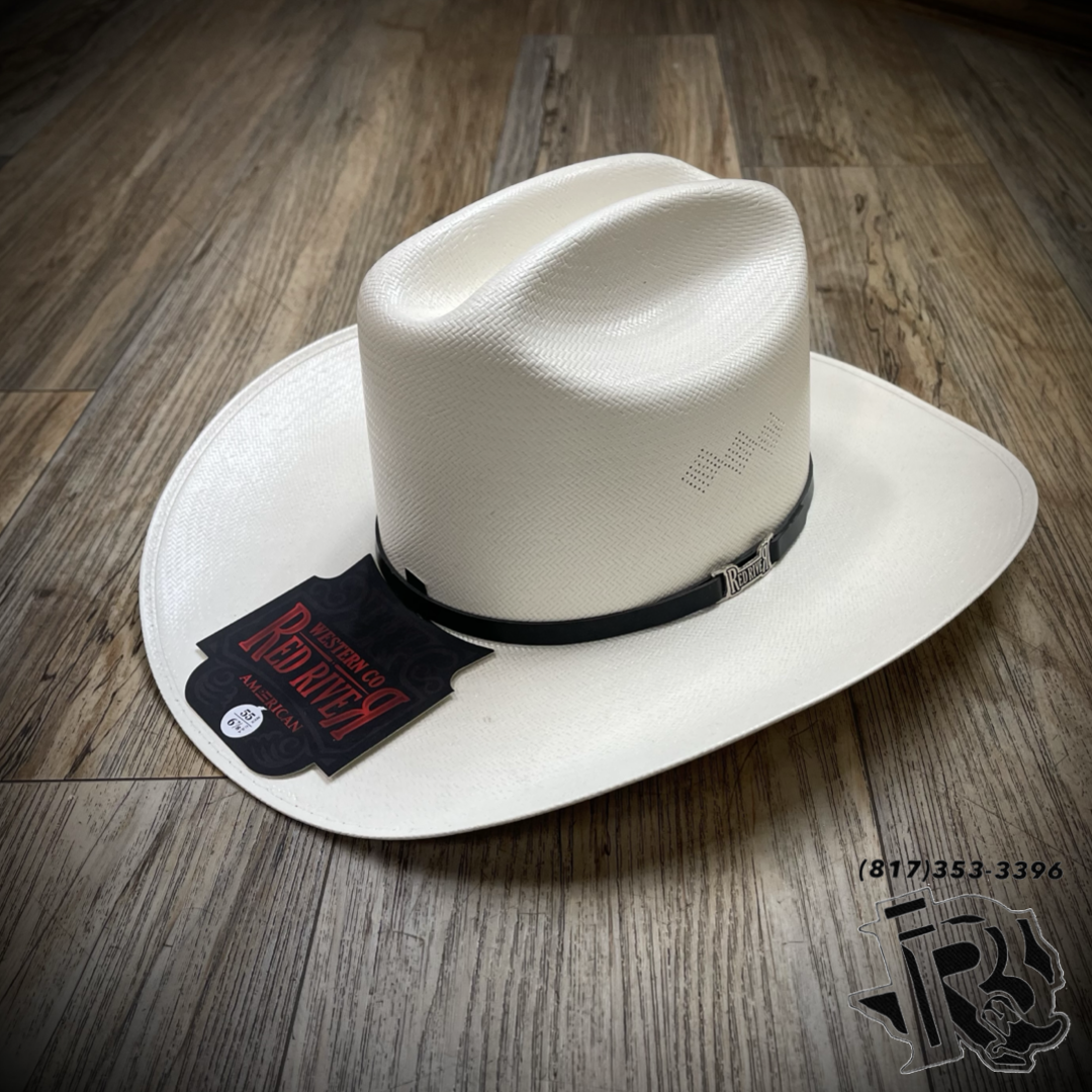 “ Sinaloa “ | IRON SPUR ™️ MEN STRAW HAT 3 3/4 INCH BRIM RED RIVER