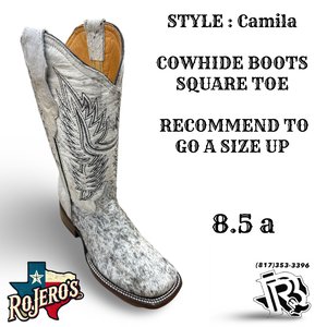 CAMILA COWHIDE BOOTS YOUTH