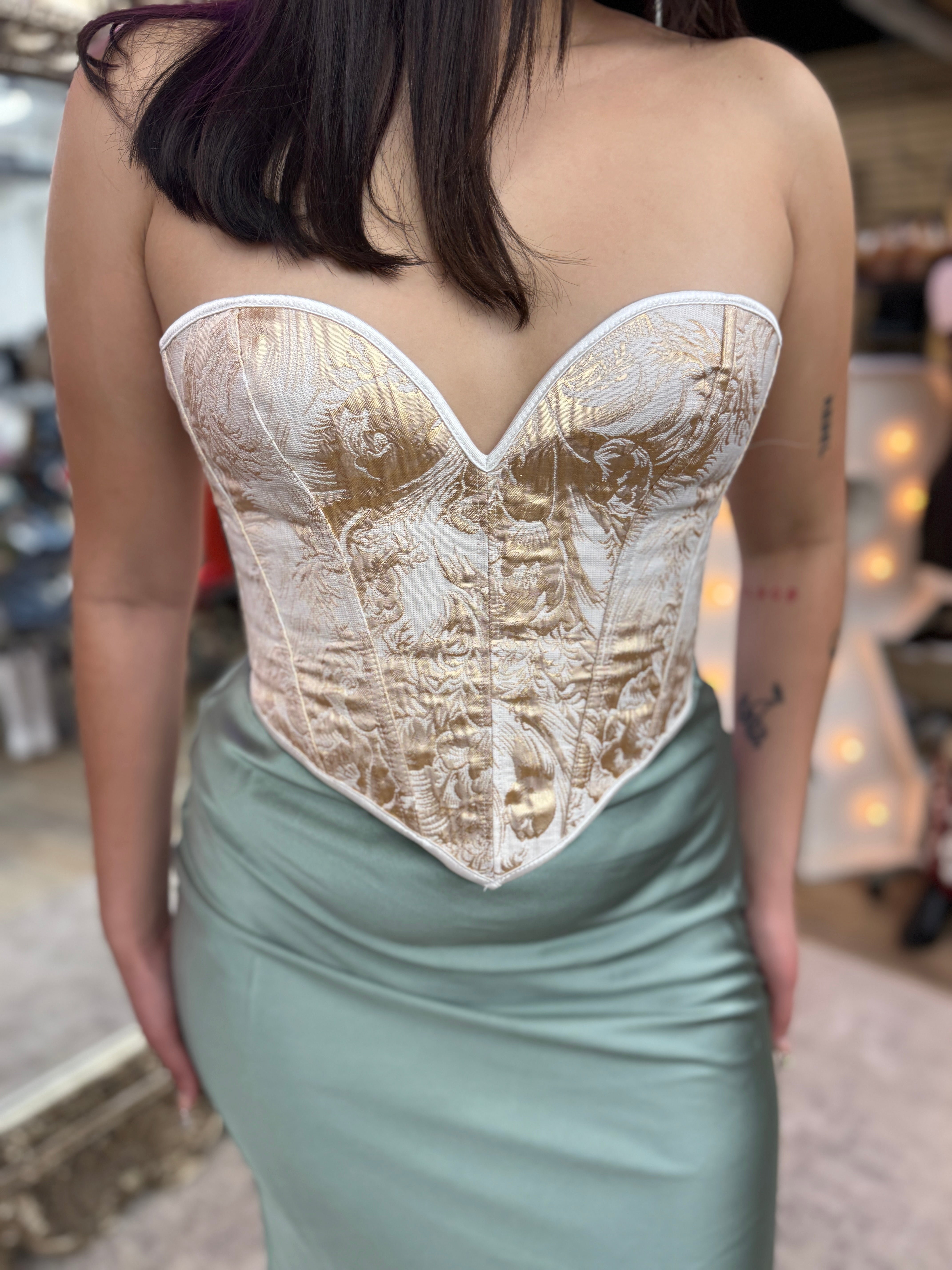 ‘’GRECIA’’ WHITE CORSET