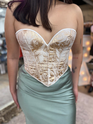 ‘’GRECIA’’ WHITE CORSET