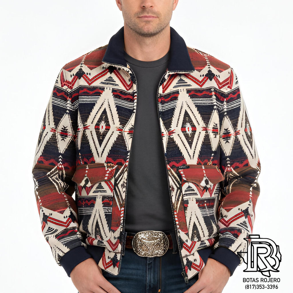 MEN’S AZTEC BOMBER JACKET BM92C01925