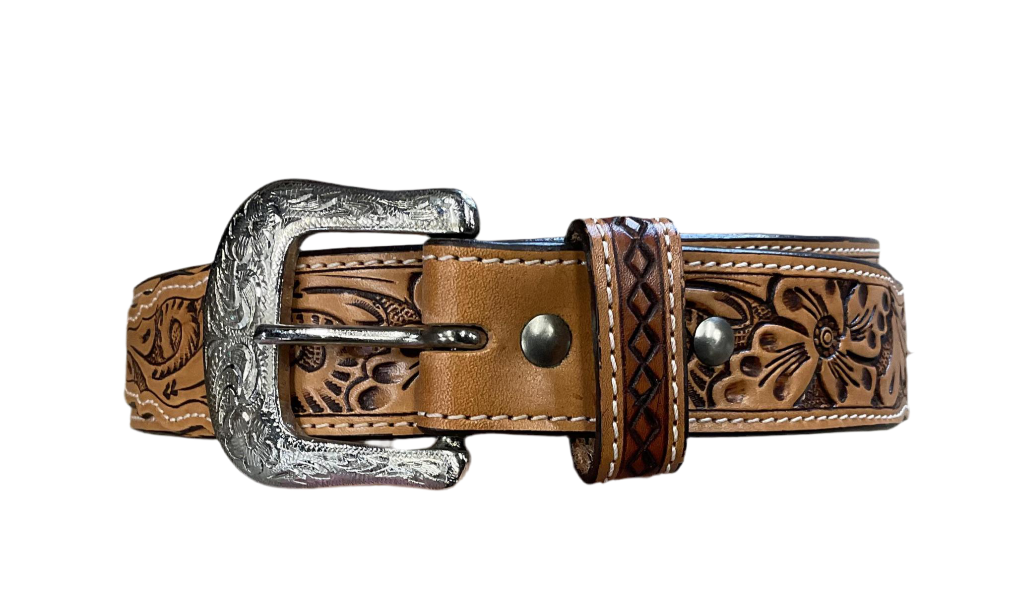 TWISTED X FLORAL BILLET DIAMOND TOOLED | XWB600