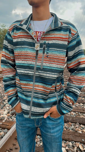 Men's Caldwell Full Zip Sweater, Jetty Gray Heather - 10046716