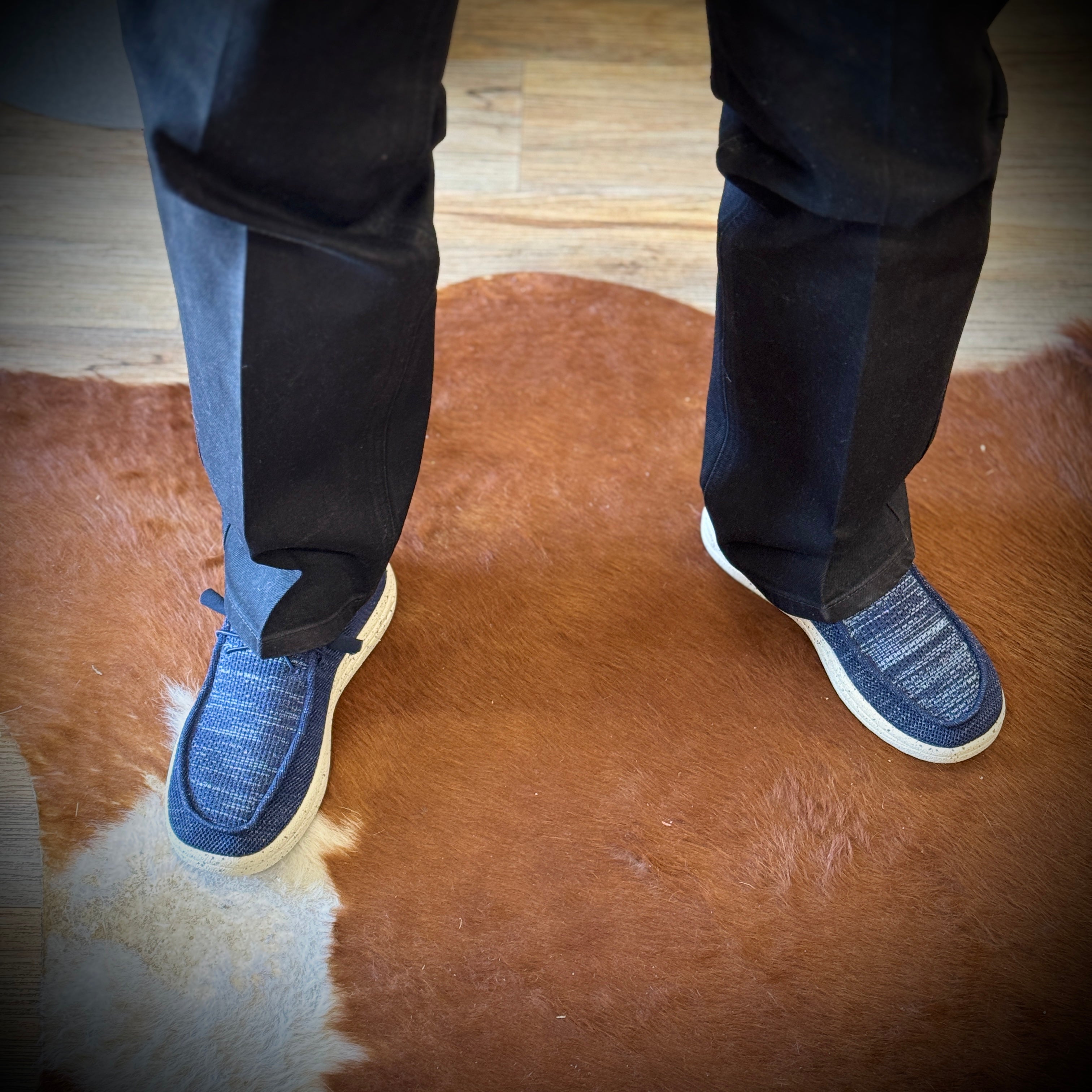 “ MICHAEL “ | NAVY MEN'S CASUAL CANVAS SHOE EM2034