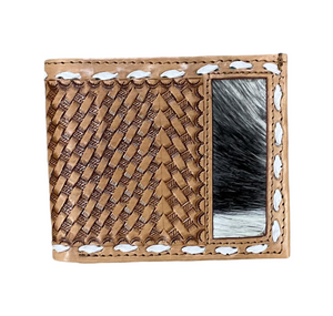 ‘’LEO’’ | IRON SPUR WESTERN CO BI-FOLD WESTERN COWHIDE  WALLET HANDMADE
