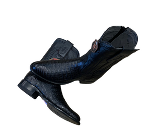 ‘’Robert’’ Mens Black Caiman Belly