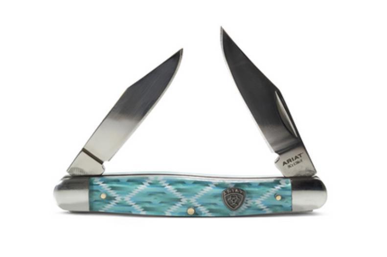 ARIAT MUSKRAT TURQUOISE  KNIVES | A710010733