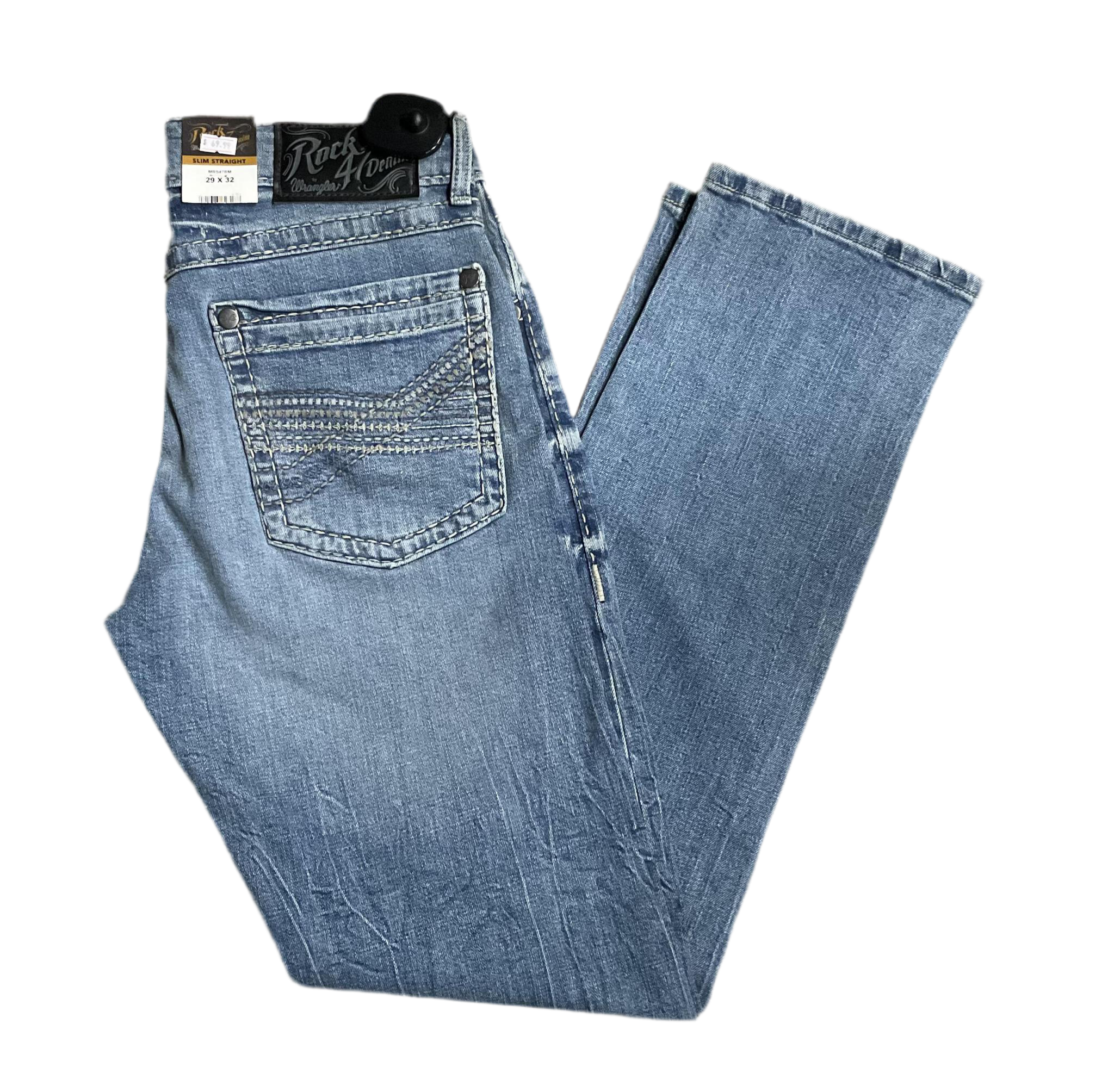 MEN'S ROCK 47® BY WRANGLER® SLIM FIT STRAIGHT LEG JEAN IN REX