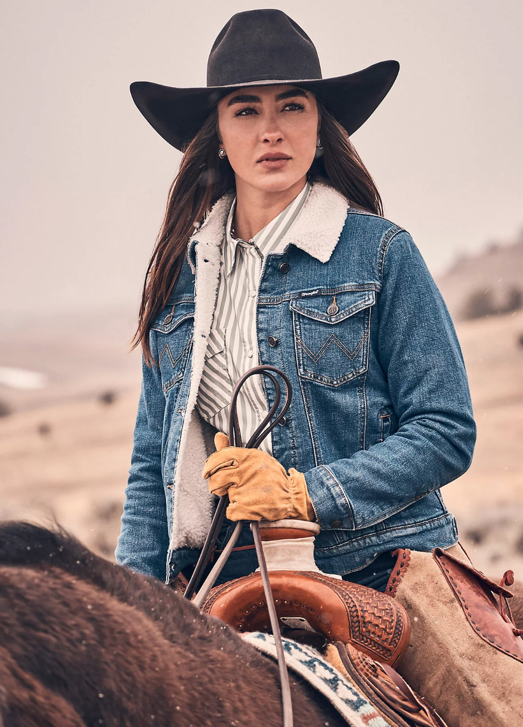 “ Daphne “ | WOMEN WRANGLER DENIUM JACKET BLUE