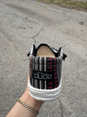 Men's Hey Dudes Wally Funk Black Aztec (110414864)