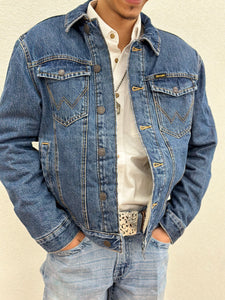 Wrangler Mens Retro Western Denim Jacket - 112335737