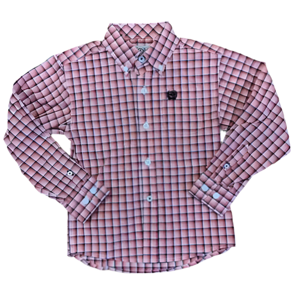 CINCH INFANT LONG SLEEVE PINK SHIRT | MTW7062274