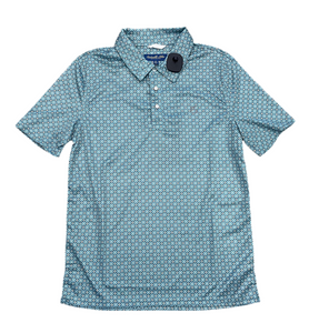 ‘’KYLE’’ MENS PANHANDLE TURQUOISE POLO | TM51T06646