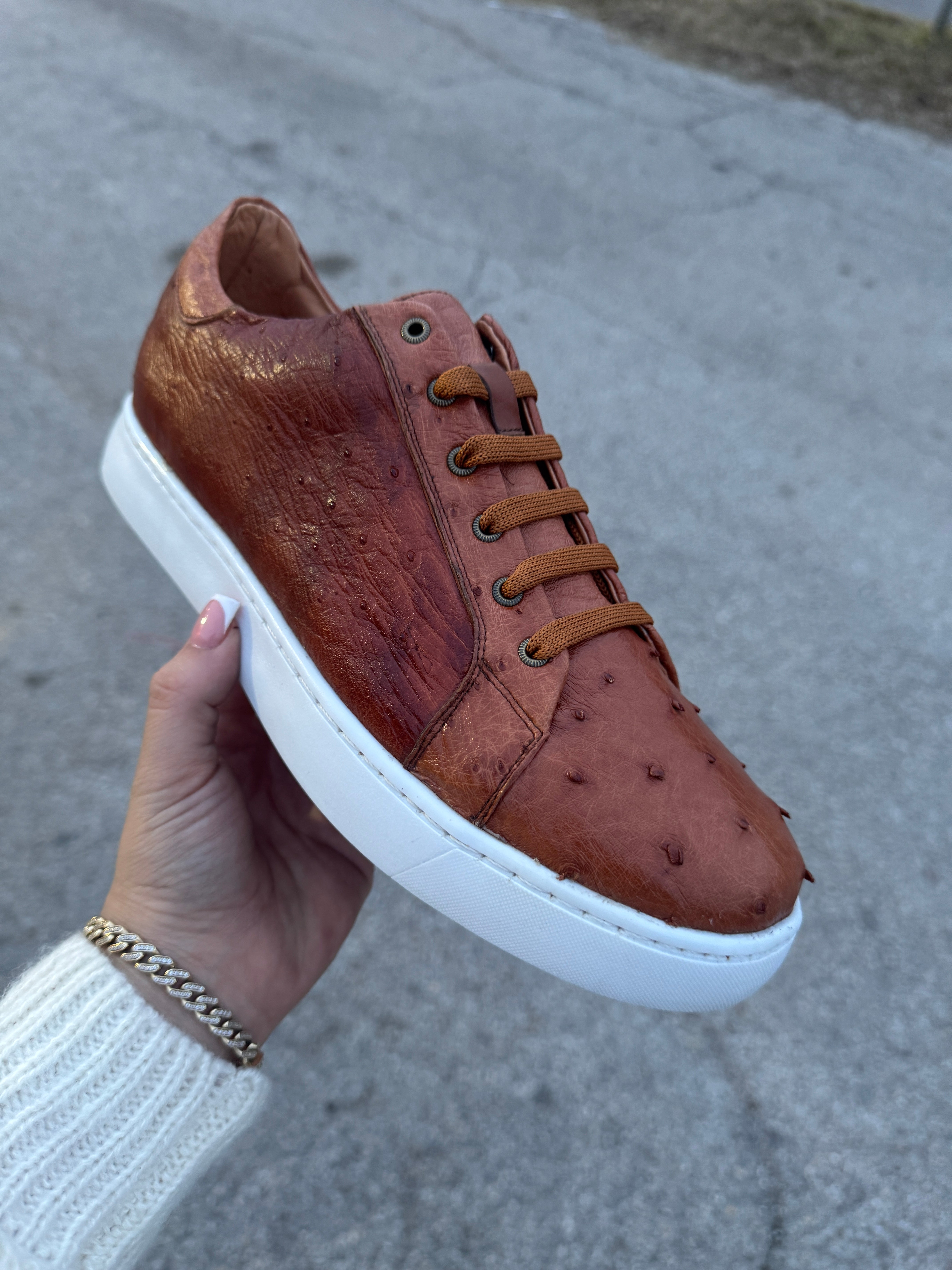 BELICO ORIGINAL OSTICH COGNAC