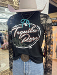 Womens tequila rose tank black panhandle | RRWT20R16Z