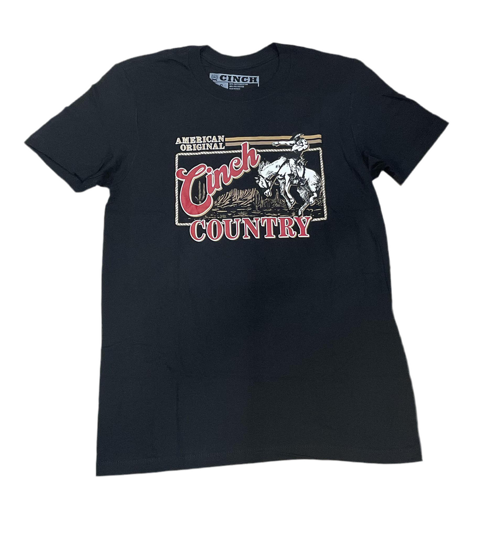 CINCH MENS BLACK TEE | MTT1690687