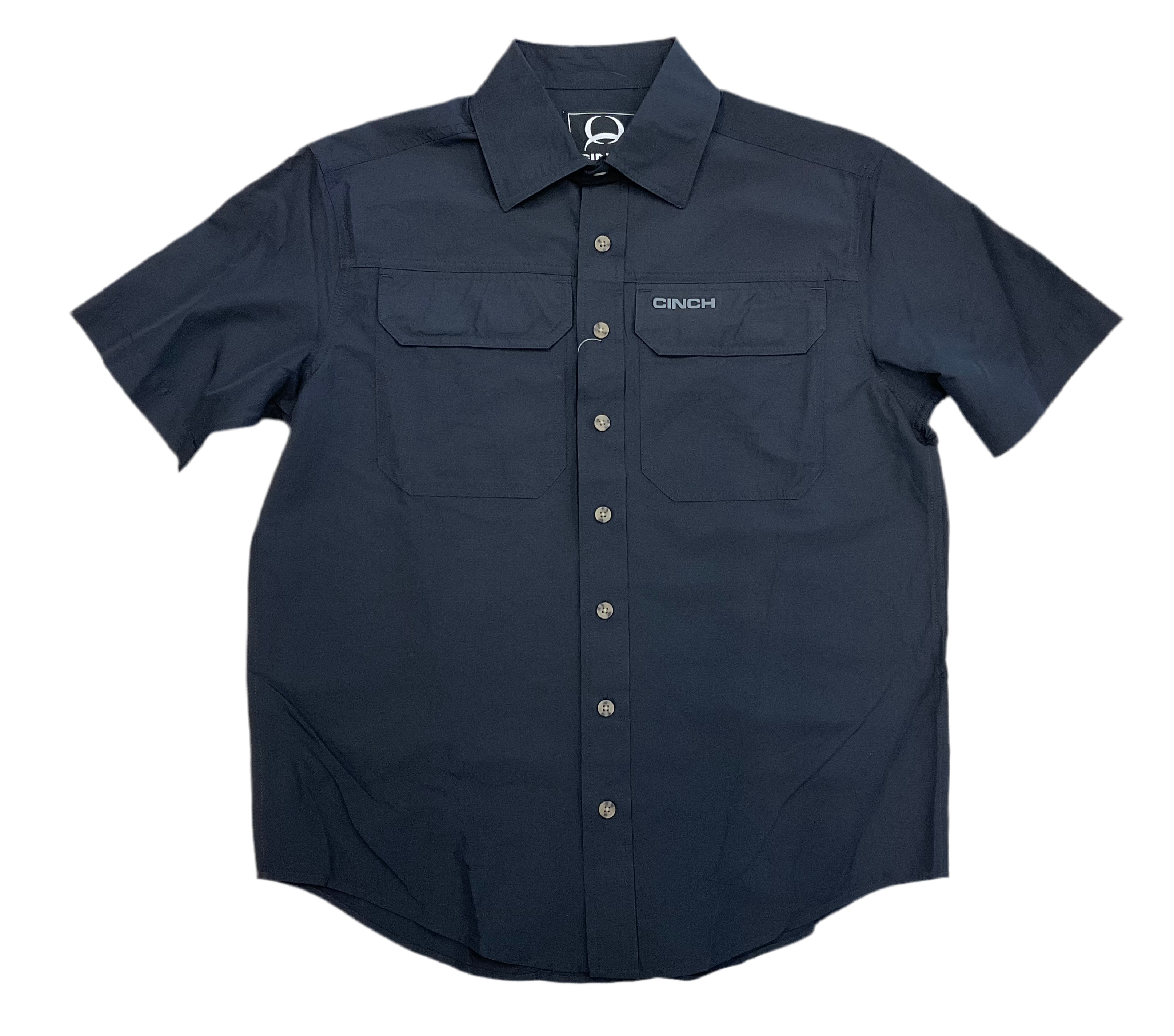 ‘’NOAH’’ MEN’S CINCH BLACK  SHORT SLEEVE ARENAFLEX SOLID SHIRT | MTW1723002