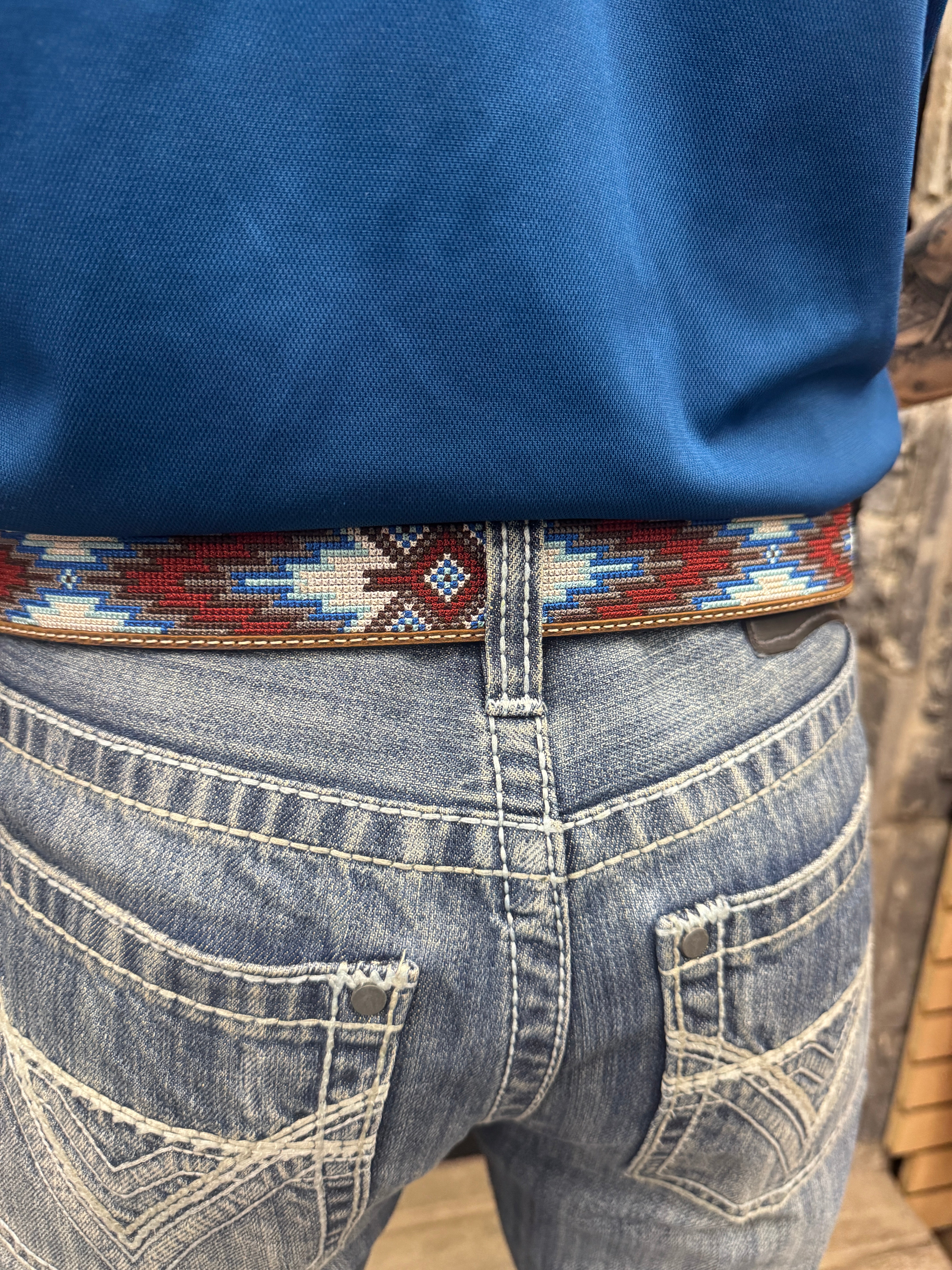“ Kane “ | MEN BELT AZTEC WESTERN BELT N210004644