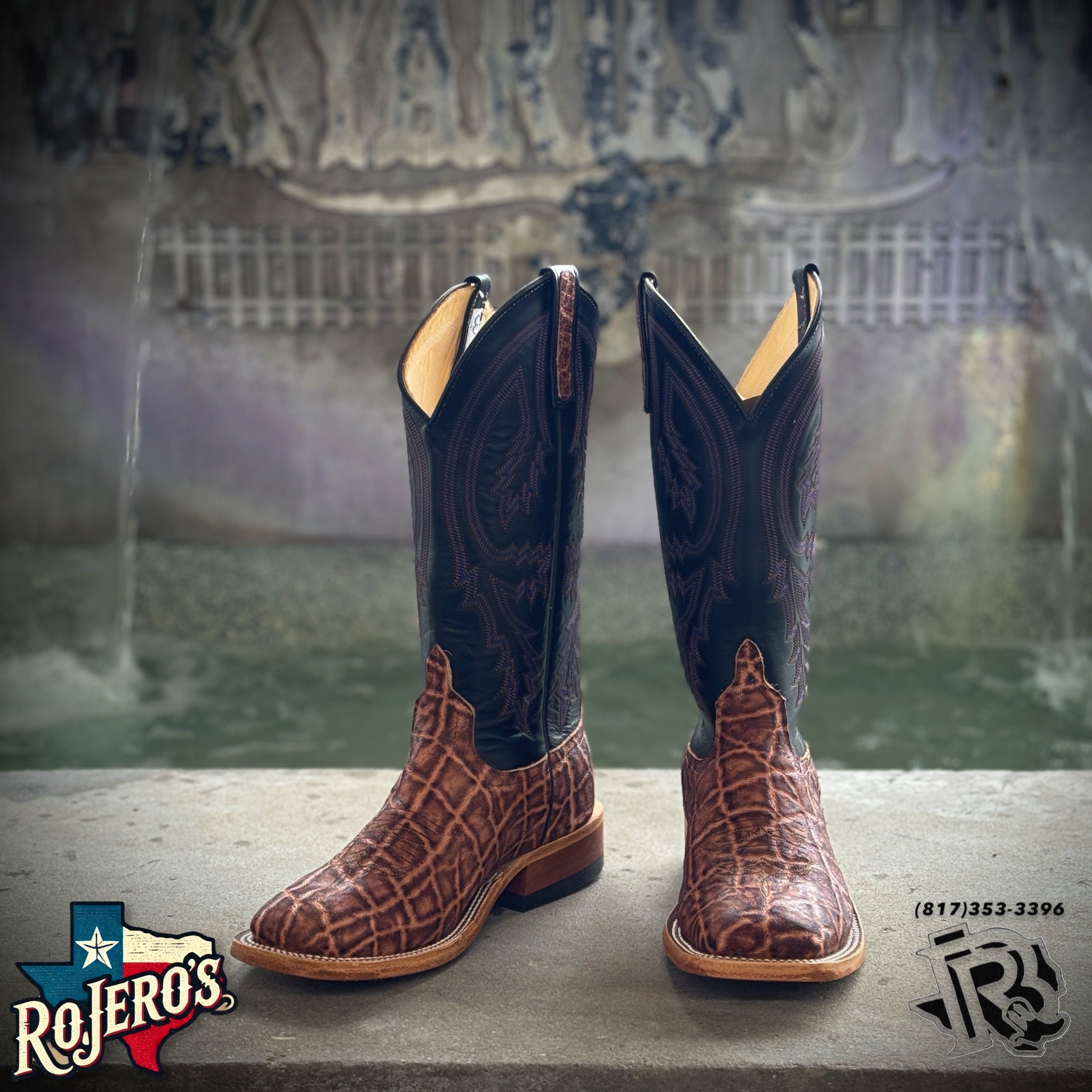 ELEPHANT TAN | ANDERSON BEAN BOOTS SQUARE TOE MEN BOOTS