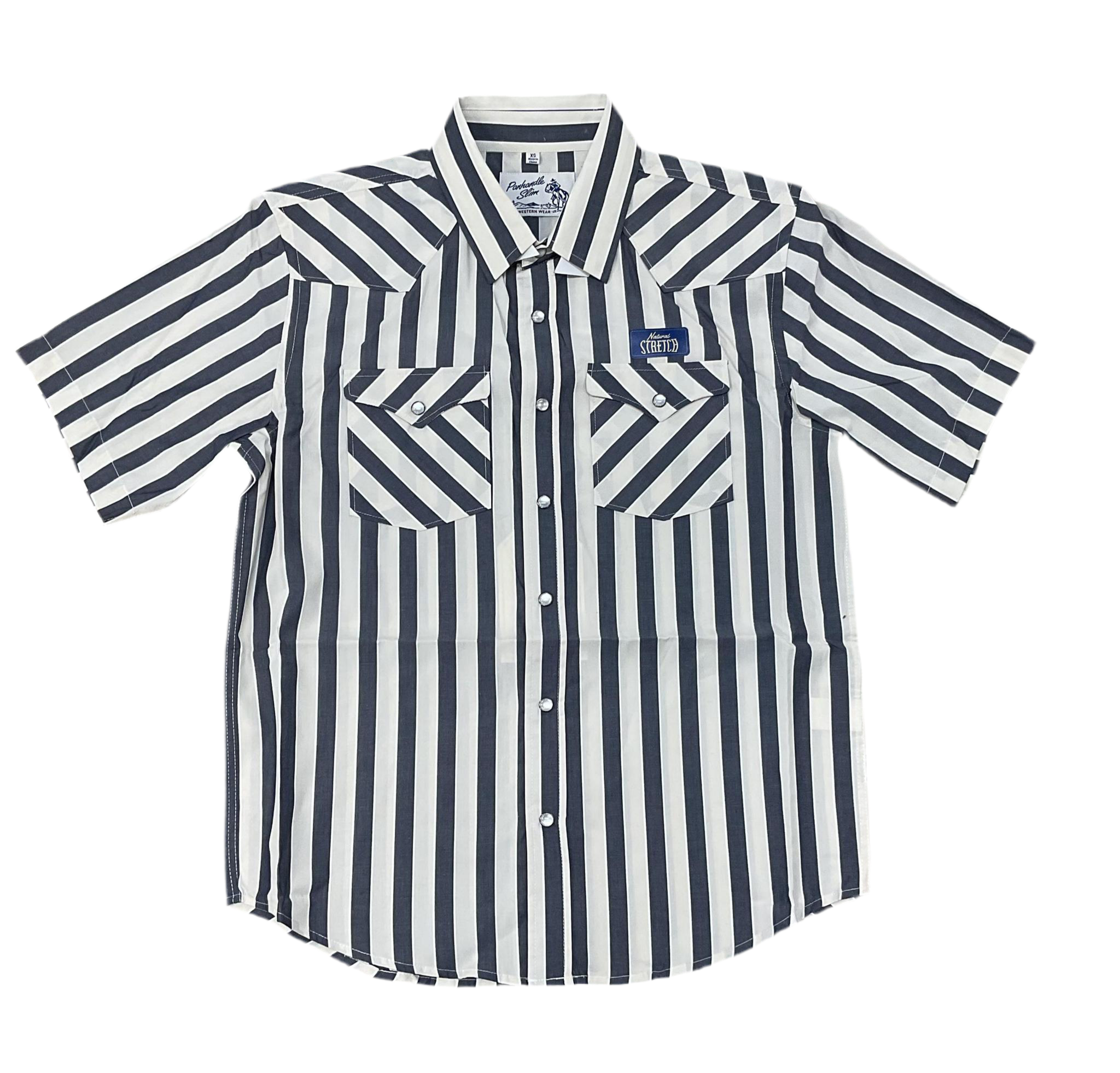 MEN’S PANHANDLE SLIM MODERN SHORT SLEEVE CREAM  SHIRT |PMN3S05743