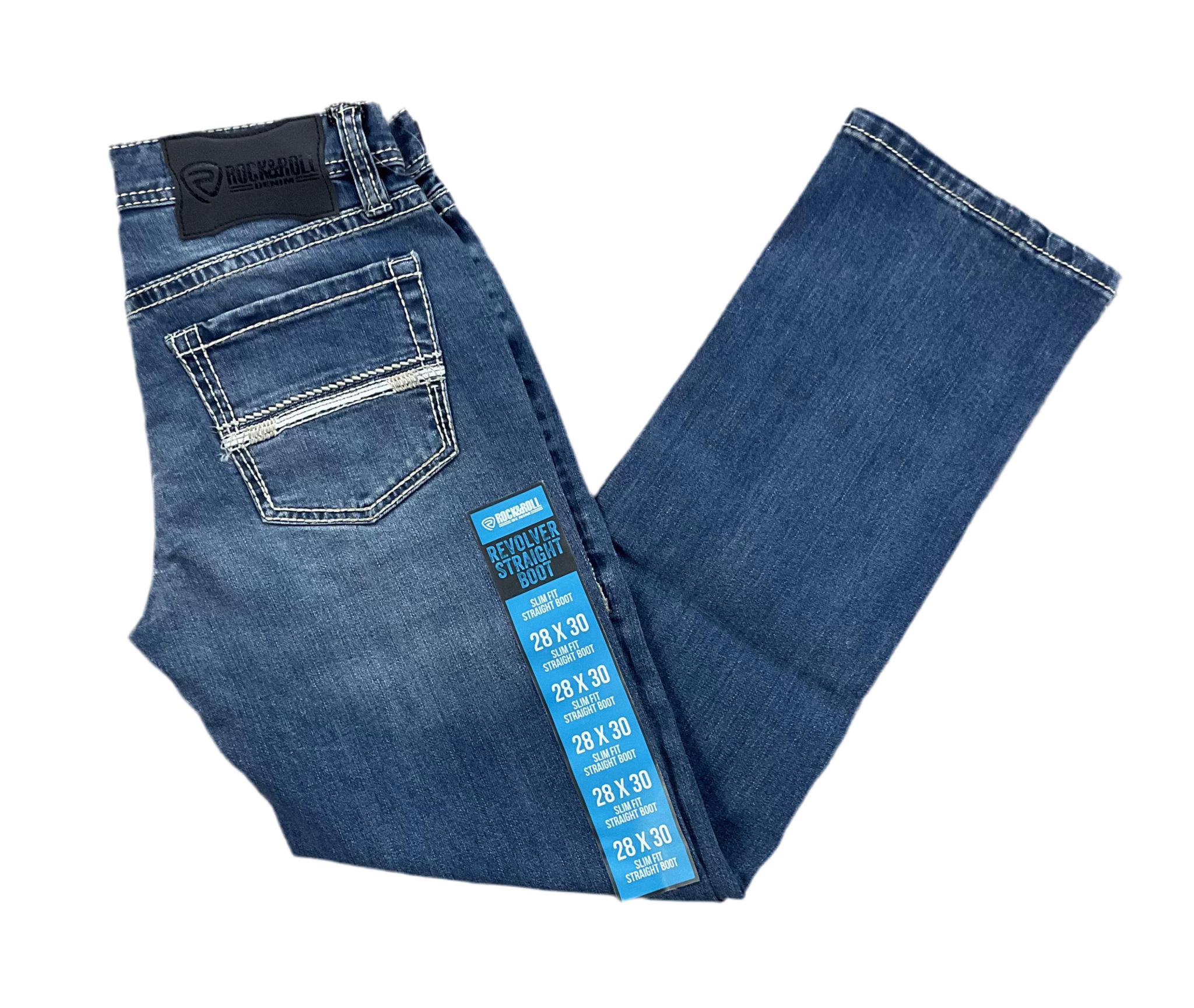 MEN’S ROCK & ROLL SLIM STRAIGHT BOOT MEDIUM VINTAGE JEANS | BM1RD06136