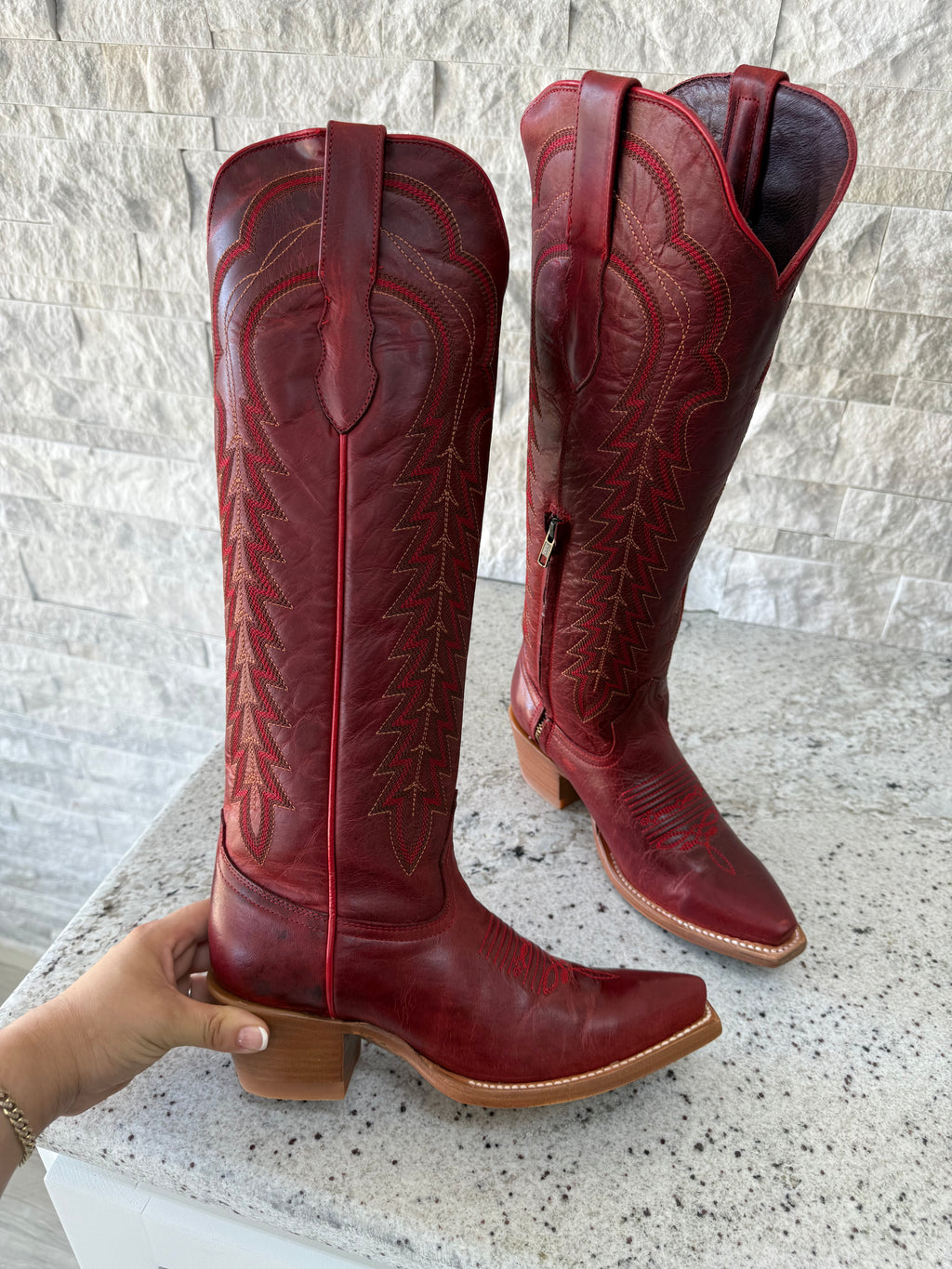 AILANI IRON SPUR BOOT | RED