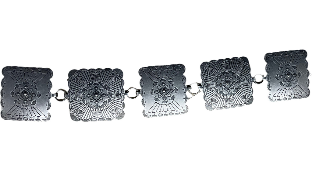 SQUARE CONCHO LADIES BELT | D140004036