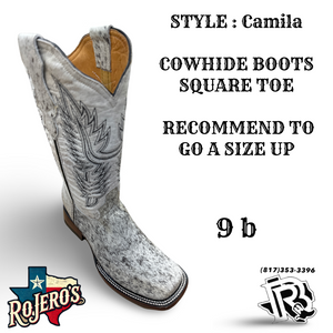 CAMILA COWHIDE BOOTS YOUTH
