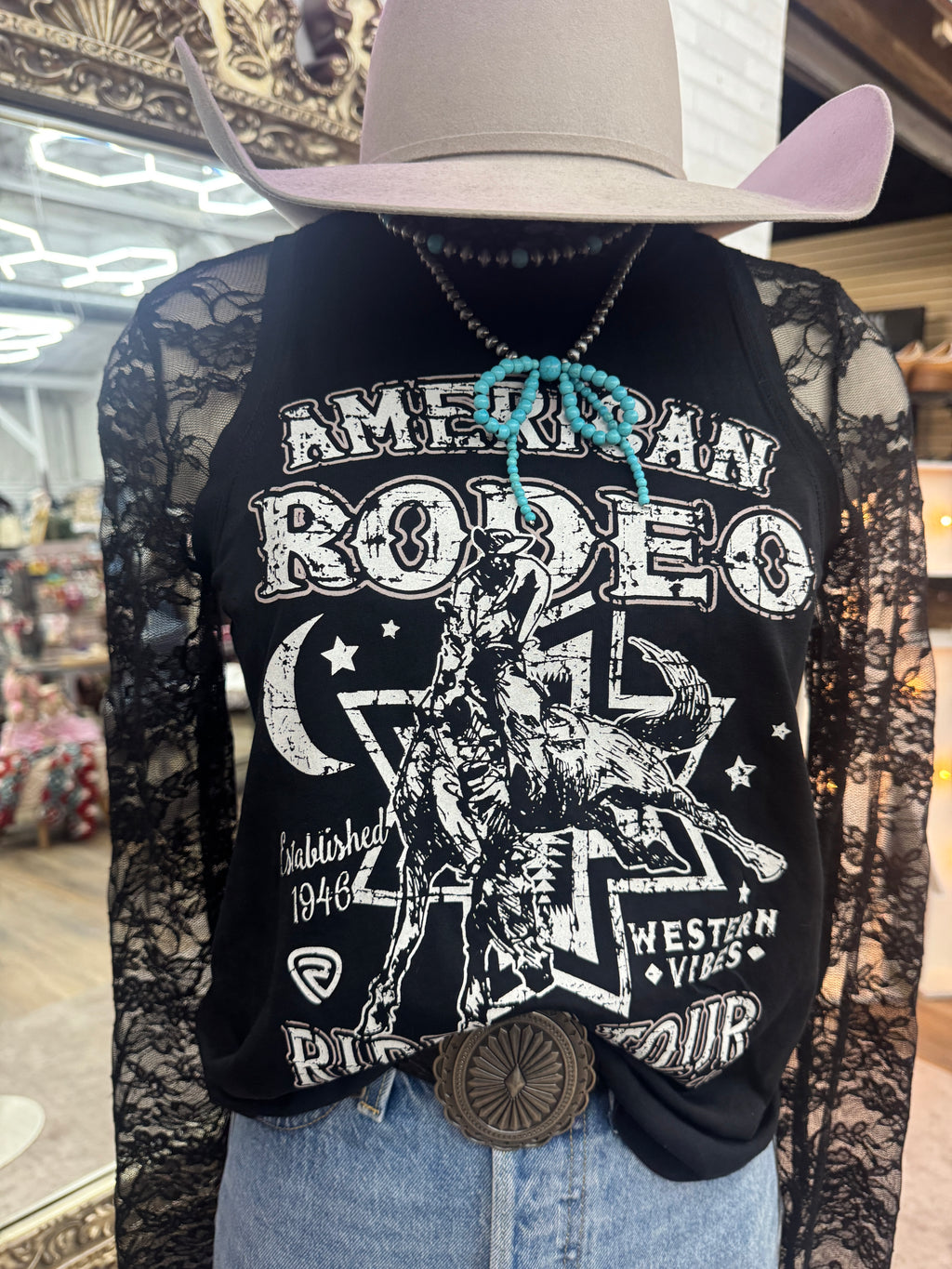 Women graphic tank black rock & roll | RRWT20R0YV