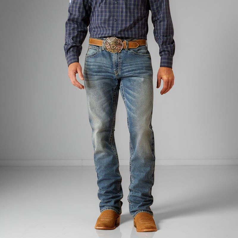 MENS ARIAT M2 TRADITIONAL RELAXED WASH: DAKOTA JEANS |10051878 M2