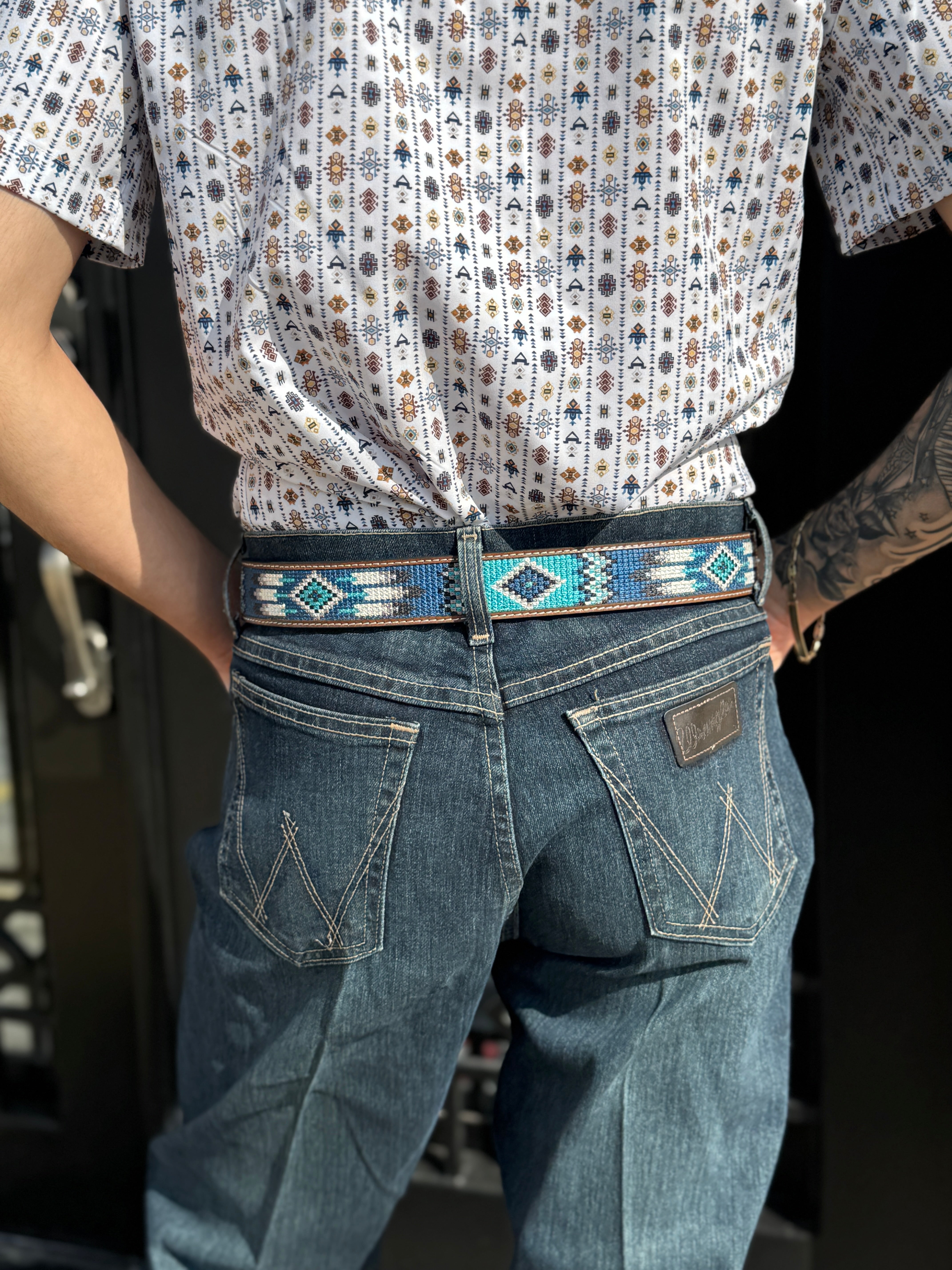 “ Warren “ | ARIAT MEN SOUTHERN WESTERN COWBOY BELT A1038702