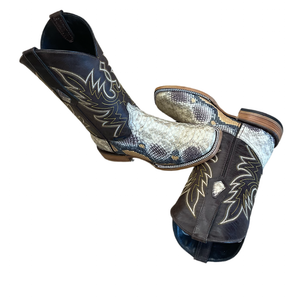 ‘’EDGAR’’ PYTHON MANGLAR WESTERN BOOTS